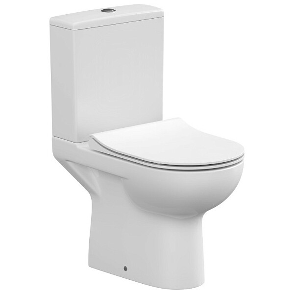 Унитаз напольный безободковый белый Cersanit Street Fusion Clean On S-KO-SFU011-3-5-COn-S-DL-w - изображение 1