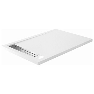 Душевой поддон из искусственного камня прямоугольный 90х120 см белый Wasserkraft Mindel 85T07