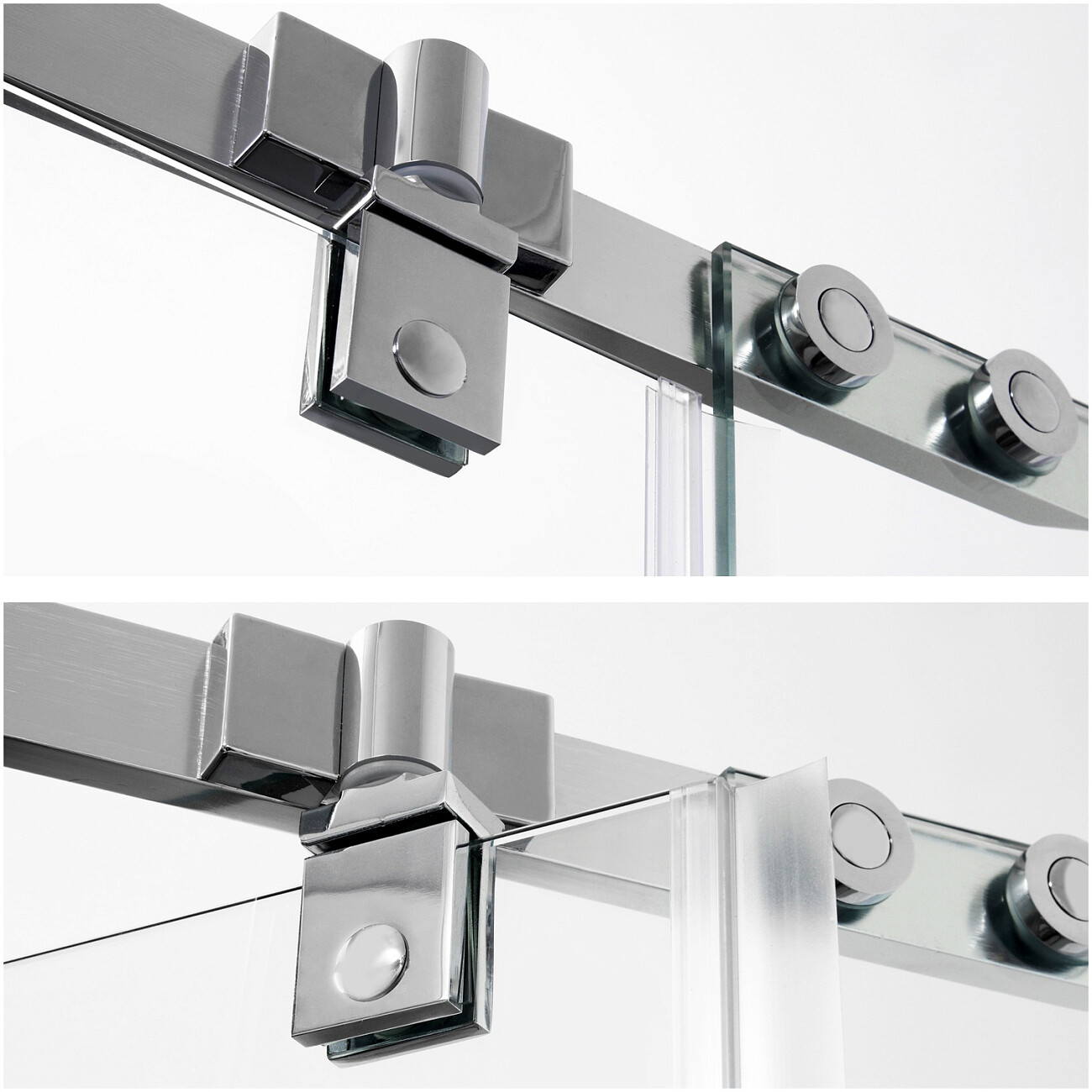 Душевой уголок пятиугольный 100х100 см хром Wasserkraft Leine 35P38 - изображение 19