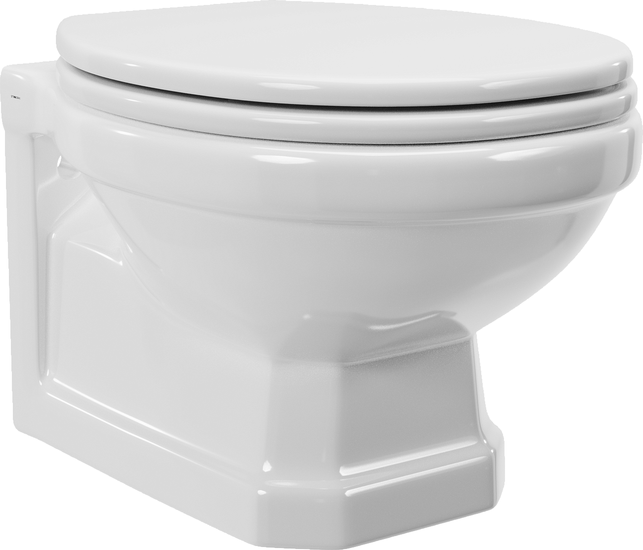 Унитаз подвесной белый Stworki "Драммен" HDC609WH с инсталляцией Grohe Rapid SL 38811KFO - изображение 4