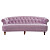 Диван La Rosa трехместный прямой розовый