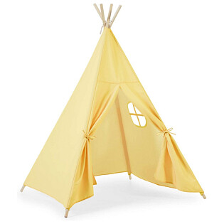 Вигвам для детей большой с ножками желтый Darlyn