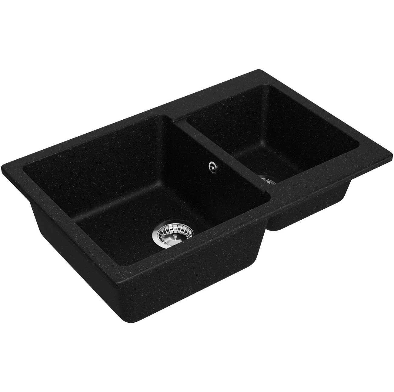 Мойка кухонная черная Domaci "Болонья" М-191-002 - изображение 9