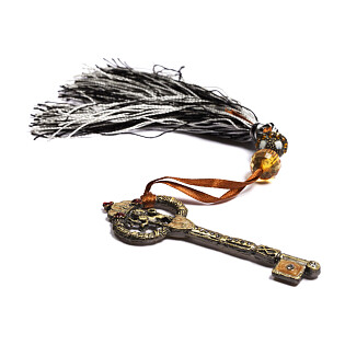 Подхват для штор Key with Tassel Black & White 
