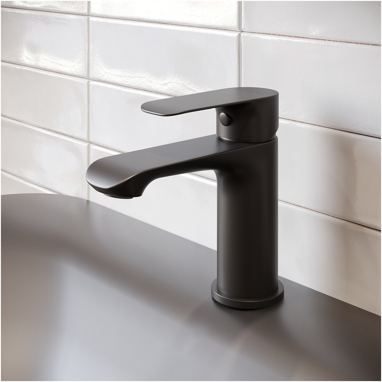 Смеситель для раковины однорычажный черный Stworki "Копенгаген" S42010BK - изображение 5