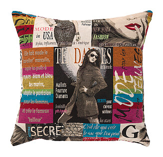 Подушка с принтом Glossy