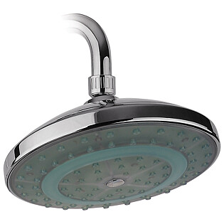 Лейка для тропического душа круглая с подсветкой хром Timo SW-512 (T)