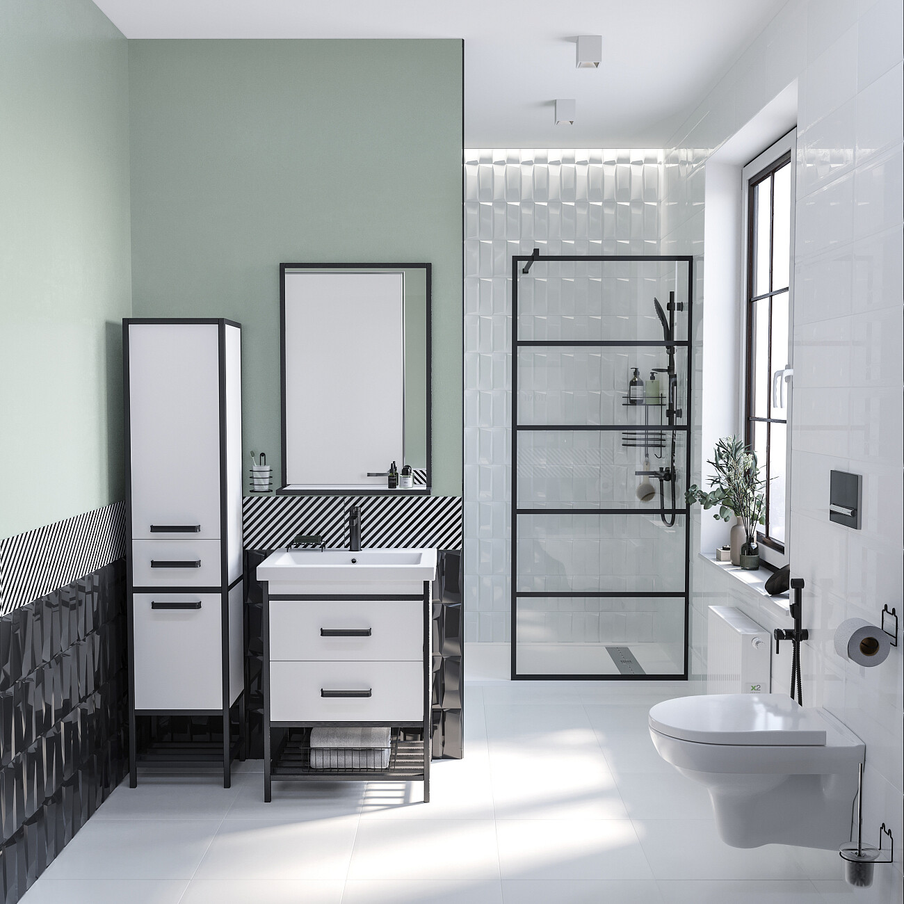 Поддон для душа с сифоном 160x80 см белый камень Stworki "Эстерсунд" - изображение 5