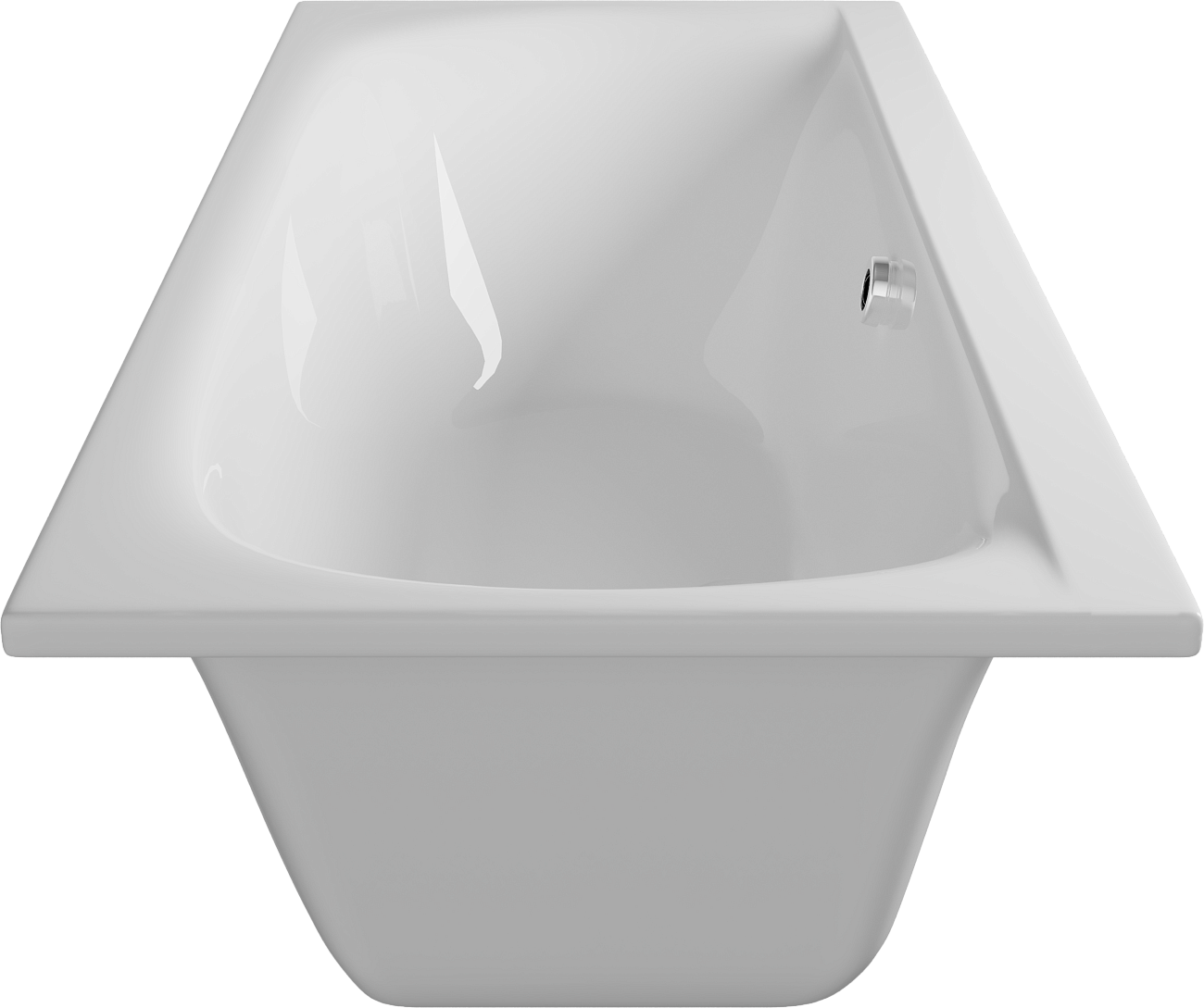 Ванна акриловая 180х80 см с душевой стойкой белая Stworki "Хадстен" SW1016075028 - изображение 5