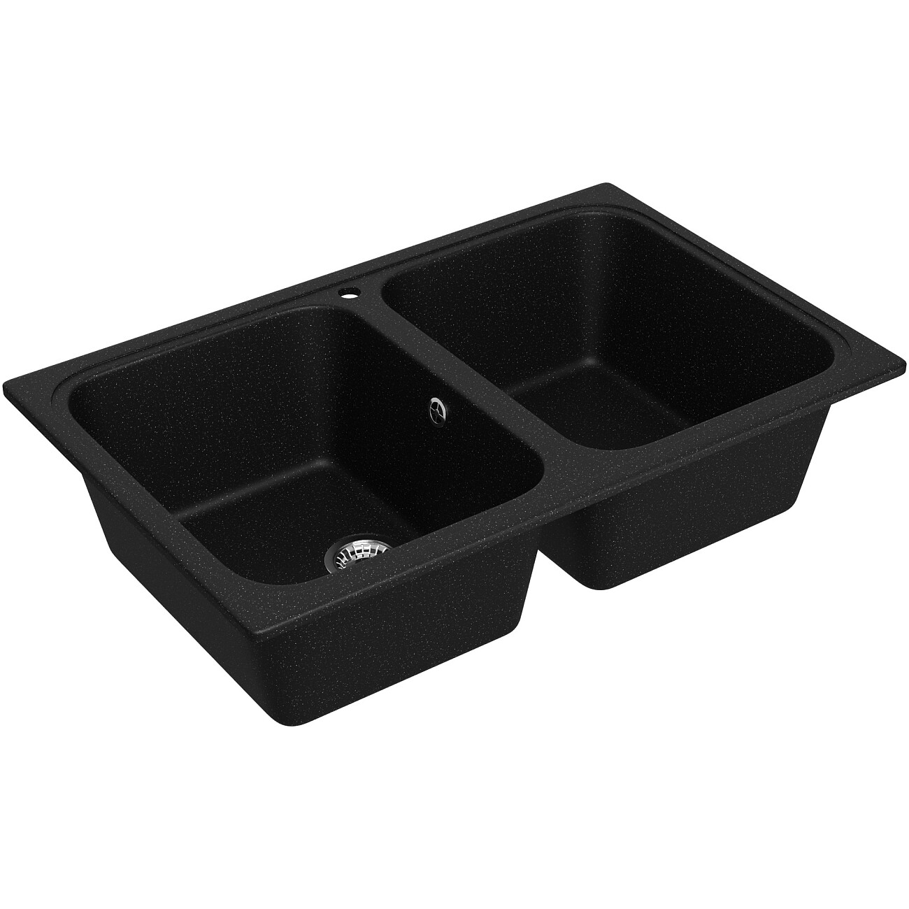 Мойка кухонная черная Domaci "Болонья" М-20-002 - изображение 9