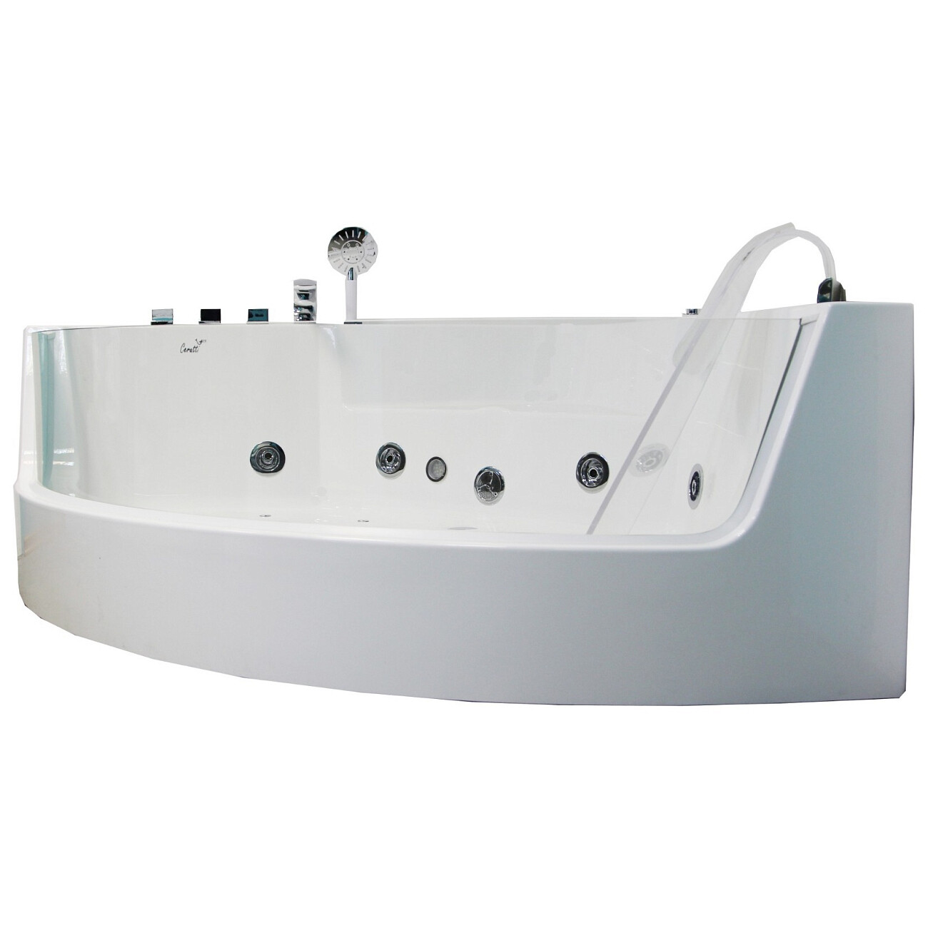 Ванна акриловая гидромассажная белая Cerutti SPA C-401 - изображение 3