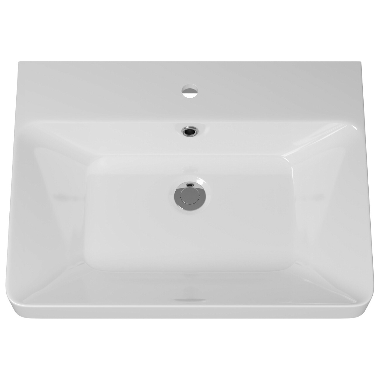 Умывальник мебельный белый Dreja LUXURY 60 11060-KL - изображение 2