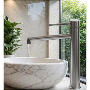 Смеситель  для раковины из нержавеющей стали матовый никель Boch Mann Stella BM10437