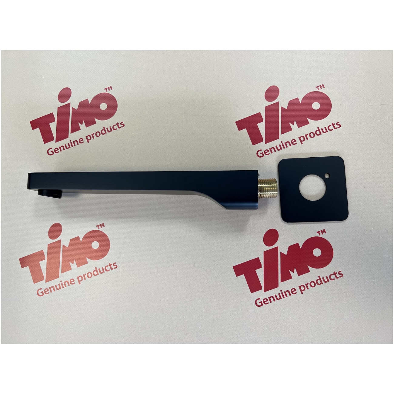 Душевой комплект встроенный с термостатом и тропическим душем черный Timo Petruma SX-5049-03SM - изображение 3