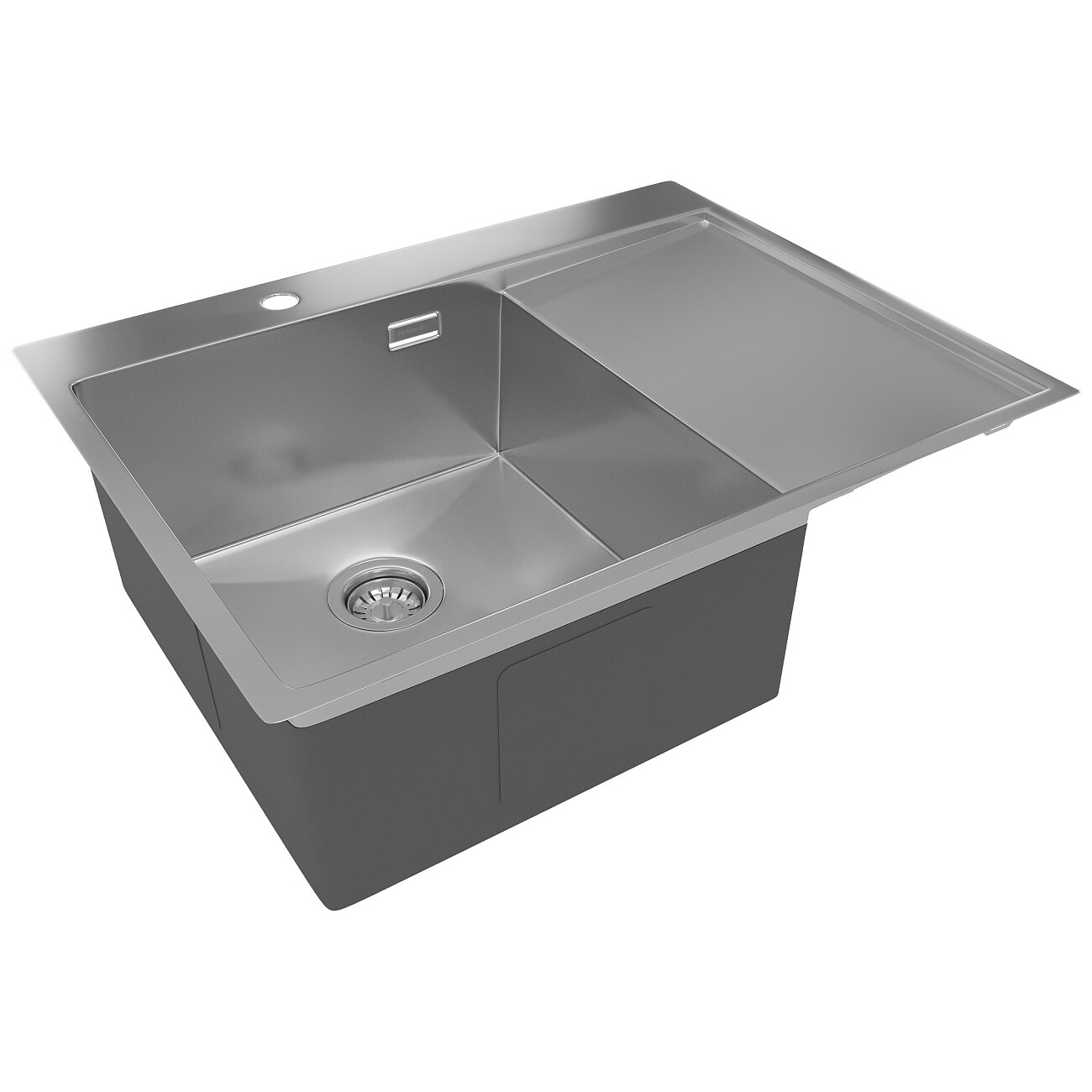 Кухонная мойка из нержавеющей стали 50х65 см полированная сталь Reflexion Maggiore RX2365SS - изображение 4