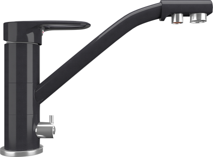 Смеситель для кухни однорычажный с изливом для фильтрованной воды космос Domaci &quot;Солерно&quot; UQ-010-08