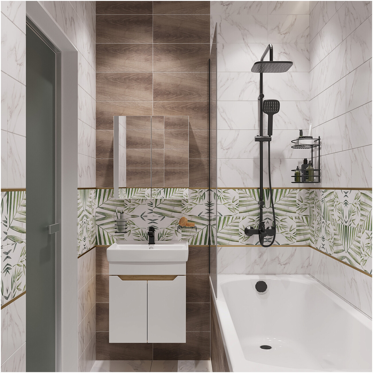 Смеситель для раковины черный Diwo "Смоленск" SM-02b - изображение 5