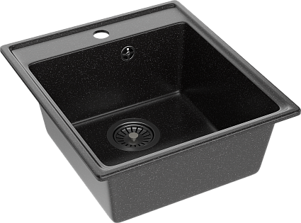 Мойка кухонная черная Domaci &quot;Палермо&quot; PR-425-004