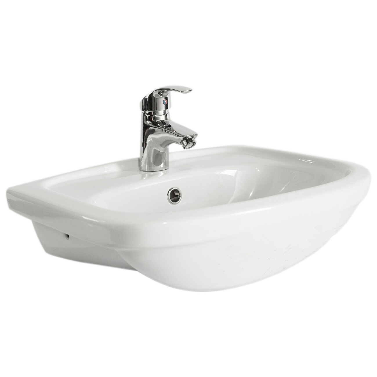 Мебельная раковина белая Diwo "Дмитров" DMV50 - изображение 3