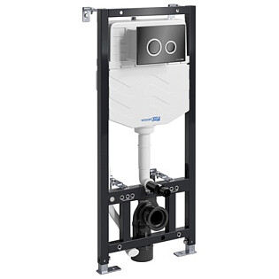 Инсталляция для унитаза с кнопкой Wasserkraft Aller 10TLT.010.ME.PB01