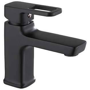 Смеситель для раковины однорычажный черный D-Lin D110366-A