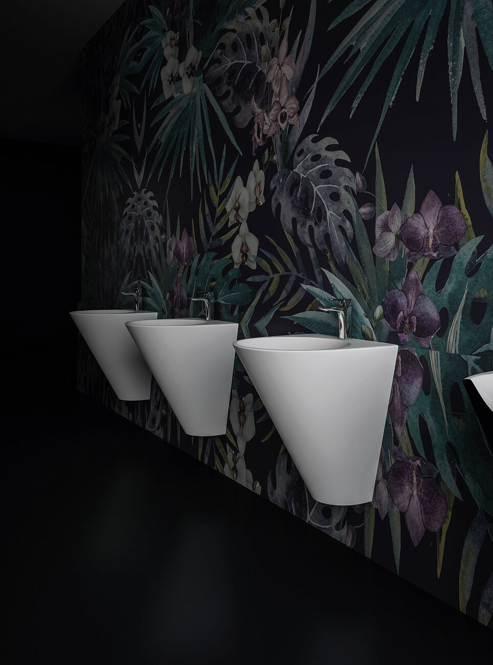 Раковина подвесная керамическая полукруглая 53х48 см белая Stworki 100501-101 - изображение 7