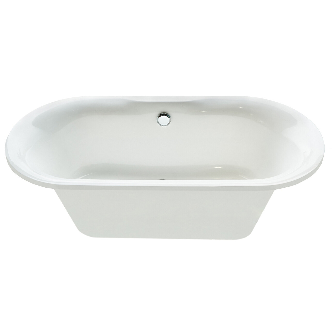 Ванна из искусственного мрамора овальная 80х170 см белая Creto Aurora 8-1111 - изображение 3