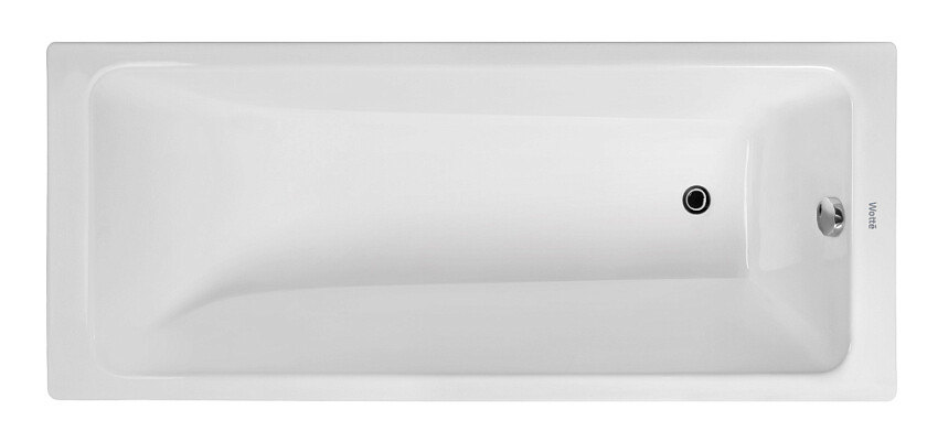 Ванна чугунная 170х70 см белая Wotte Line Line 1700x700 Артикул: 00 ...