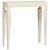 Консоль белая с резными ножками Carrie One Ivory