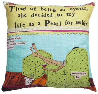 Подушка с рисунком Riposo