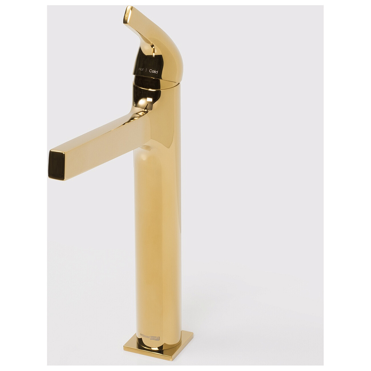 Смеситель для раковины из латуни золотой Wasserkraft 7103H - изображение 10