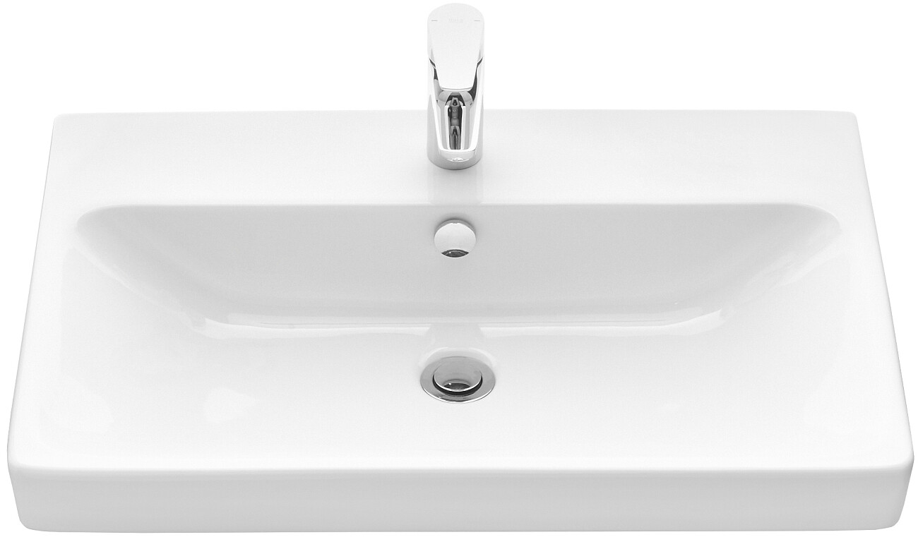 Раковина мебельная фарфоровая 70 см белая Stworki "Адриана" - изображение 7