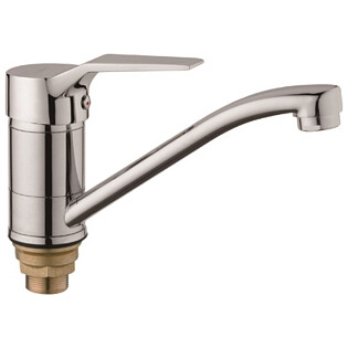 Смеситель для кухни с поворотным изливом хром D-Lin D151403-1