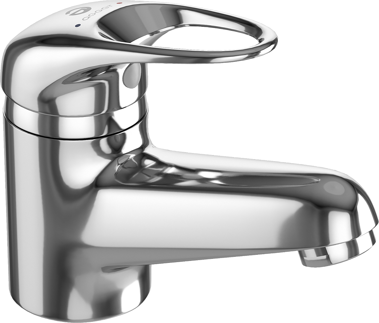 Смеситель для раковины однорычажный хром Diwo "Псков" PS-01cr - изображение 4