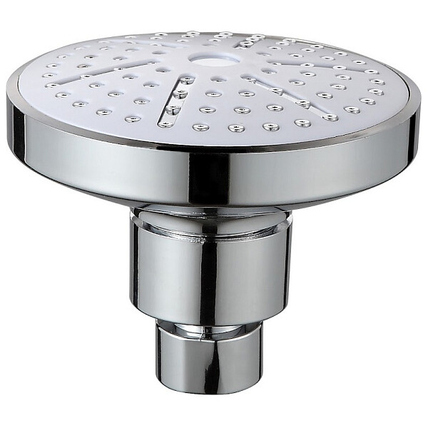 Лейка для тропического душа круглая 10 см белая, хром D-Lin D61055 - изображение 1