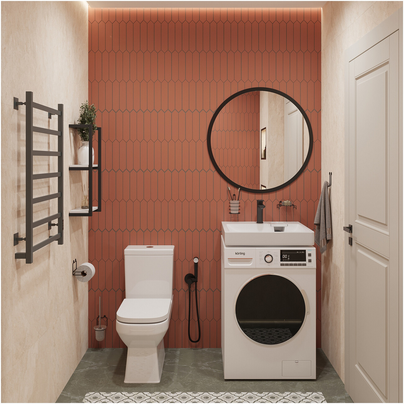 Раковина на стиральную машину 60х55 см белая Diwo "Коломна" RnDKA-60 - изображение 5