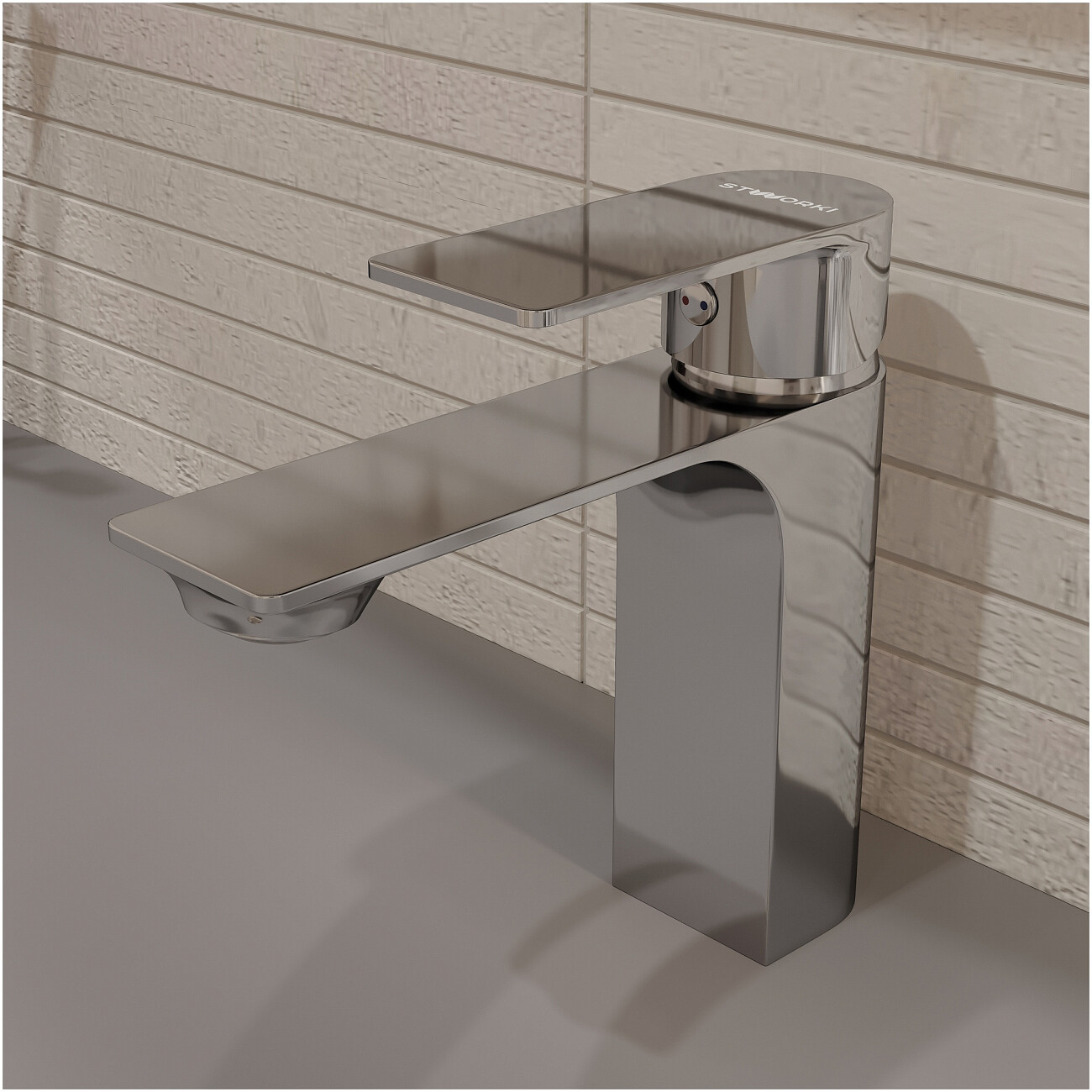 Смеситель для раковины однорычажный хром Stworki "Гриндстед" S29010CR - изображение 5