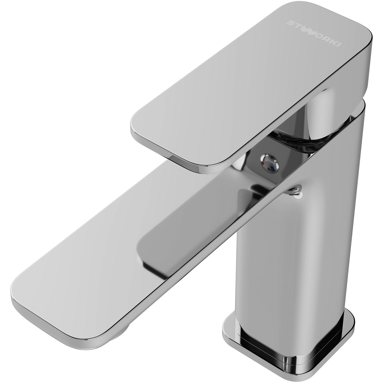Смеситель для раковины однорычажный хром Stworki "Мосс" S43010CR - изображение 8