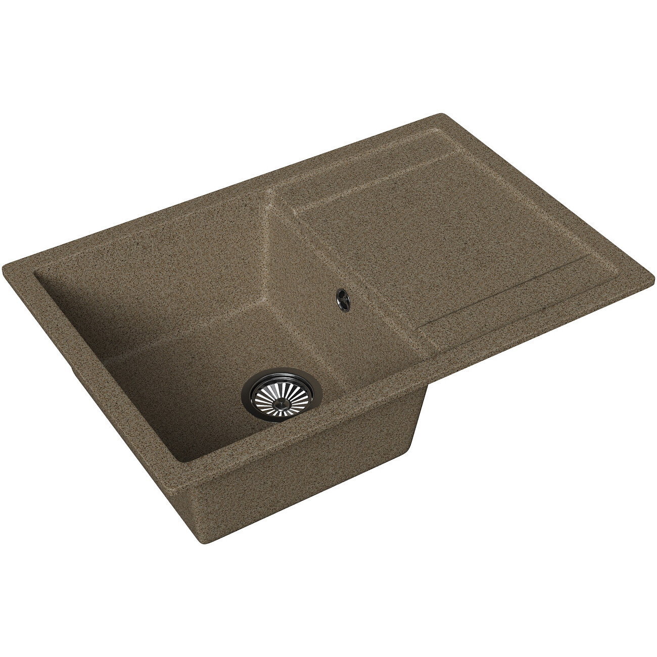 Мойка кухонная бежевая Domaci "Римини" DG 74-49-435 - изображение 3