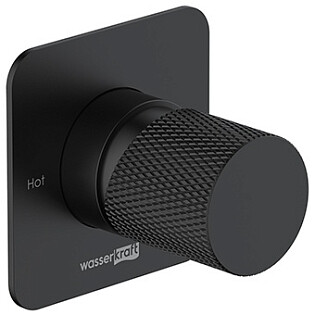 Смеситель для душа встраиваемый из латуни черный Wasserkraft 5251