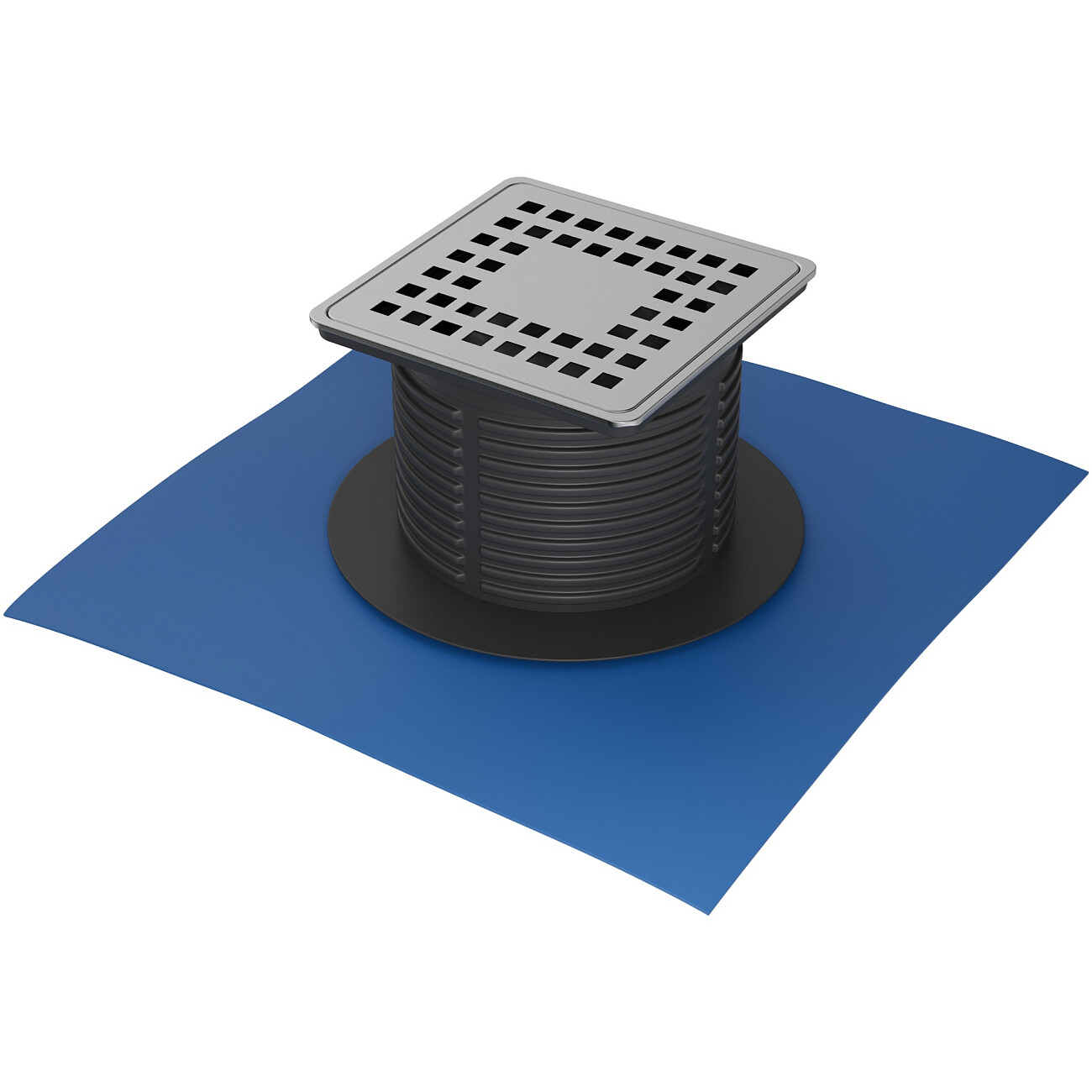 Душевой трап квадратный с прямым выпуском 10 см хром Ck Drain 3000-0010 - изображение 6