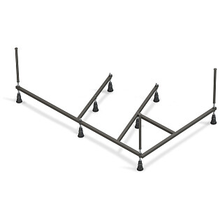Рама для ванны стальная 170 см черная Cersanit Kaliope K-RW-KALIOPE*170n