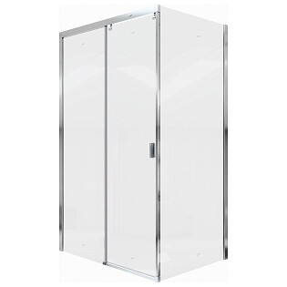 Душевой уголок прямоугольный левый 80x120 см хром Cerutti SPA Marbella 120 L