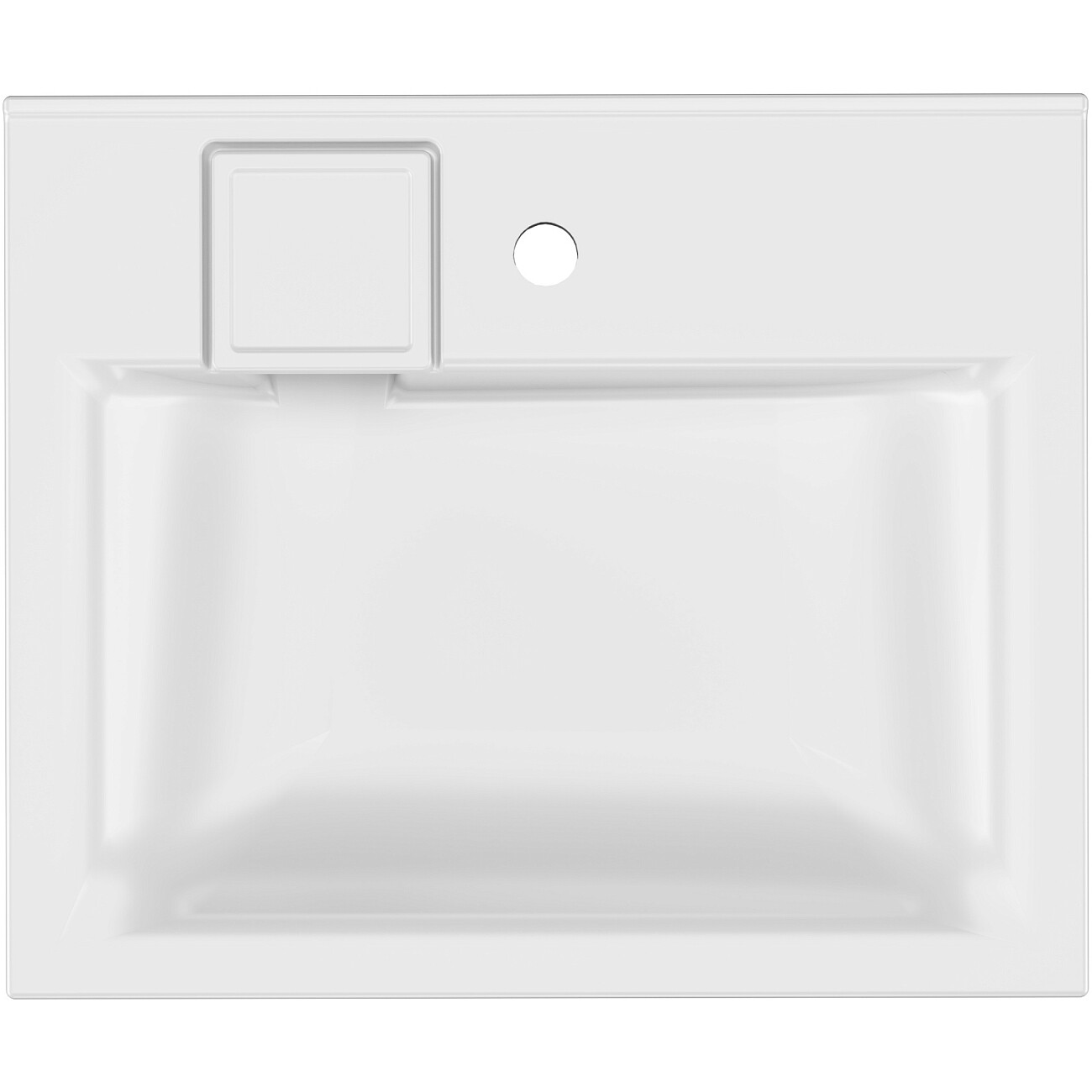 Раковина на стиральную машину 60х50 см белая Diwo "Ростов" RRnS500 - изображение 5