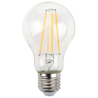 Лампа светодиодная филаментная прозрачная E27 13W 2700K F-LED A60-13W-827-E27