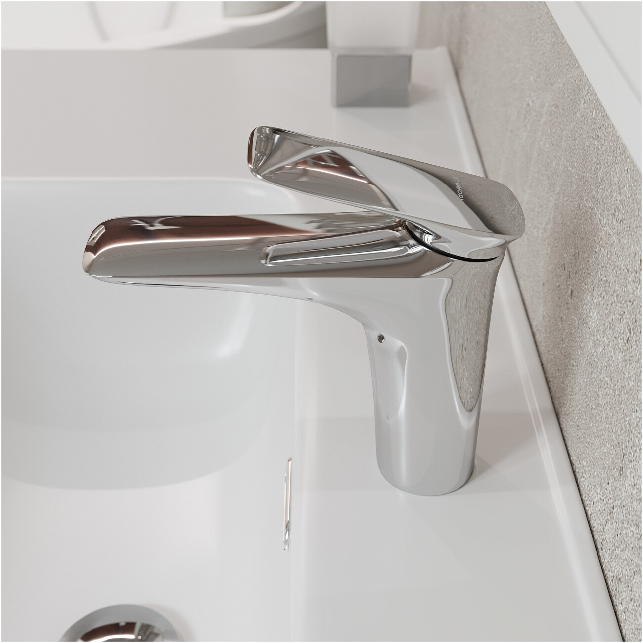 Смеситель для раковины однорычажный хром Stworki "Молде" S23010CR - изображение 6