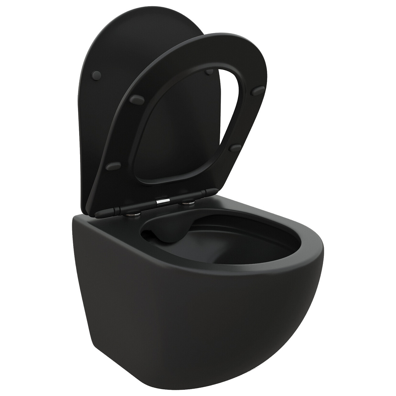 Унитаз подвесной безободковый черный матовый Cerutti SPA Sella Aria MB CT9160 - изображение 13