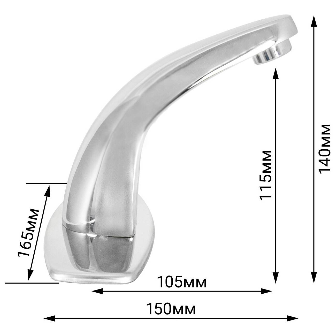 Смеситель для раковины сенсорный хром Juguni 0402.490 - изображение 8