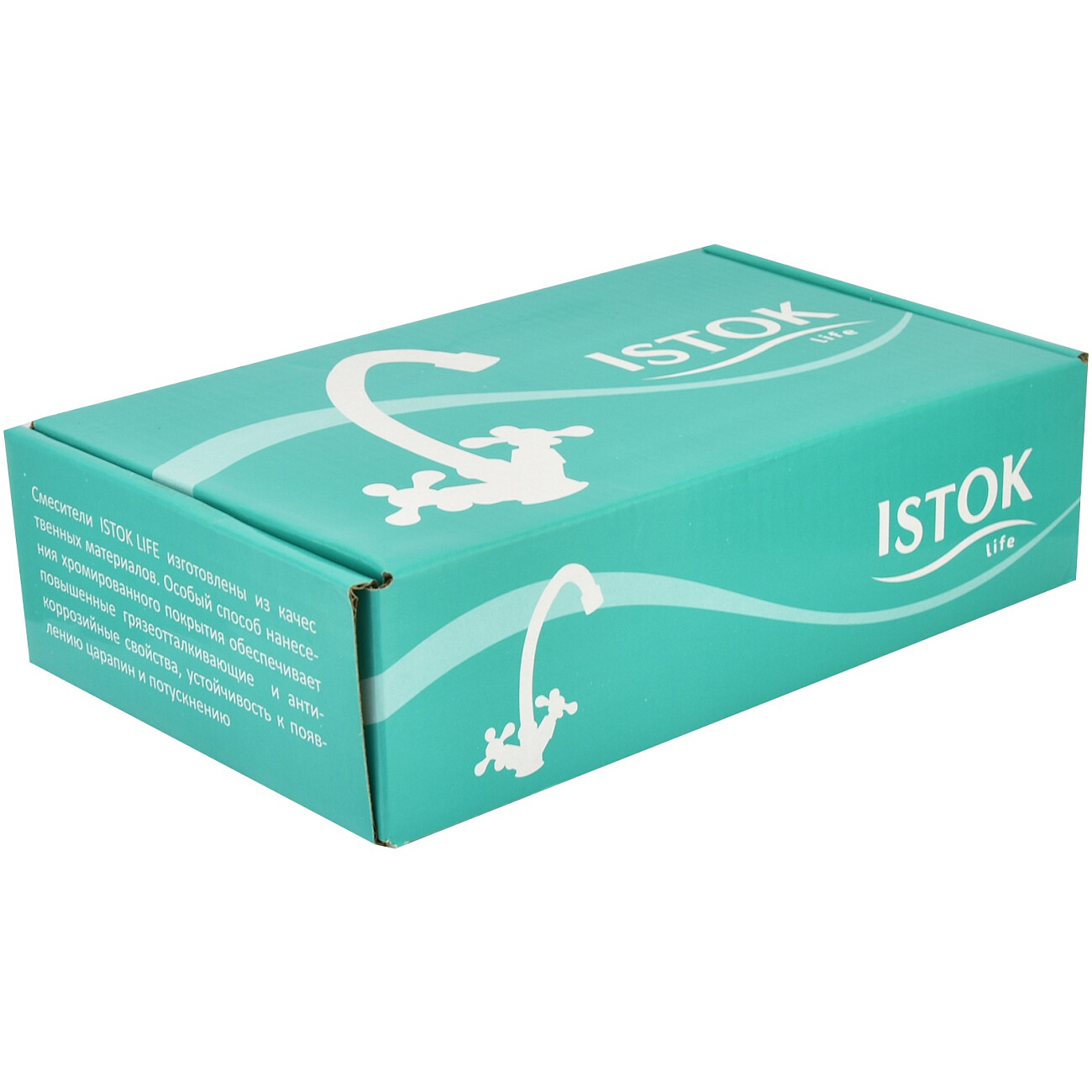 Смеситель для раковины двухвентильный хром Istok life Standard 0402.970 - изображение 9