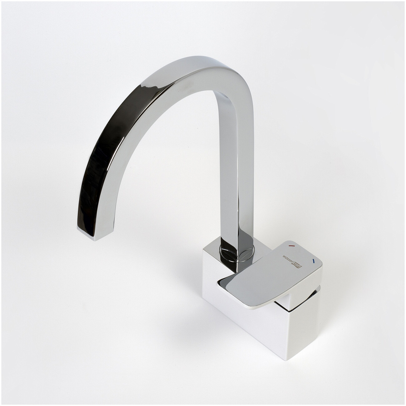 Смеситель для кухни из латуни белый Wasserkraft 1067W - изображение 10